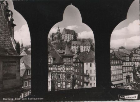 Marburg / Lahn - Blick vom Rathauserker Marburg / Lahn - Blick vom Rathauserker