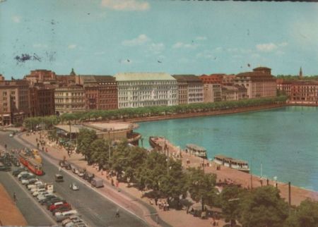 Hamburg - Jungfernstieg - 1965 Hamburg - Jungfernstieg - 1965