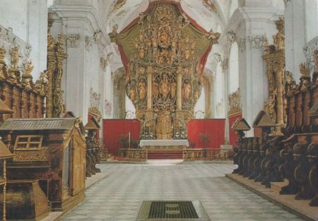 Österreich - Stams - Stift, Chorgestühl - 1976 Österreich - Stams - Stift, Chorgestühl - 1976