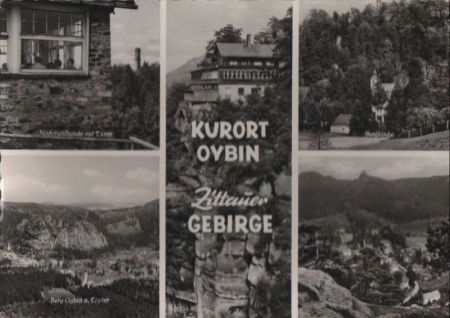 Kurort Oybin - u.a. Bergkirche - 1959 Kurort Oybin - u.a. Bergkirche - 1959