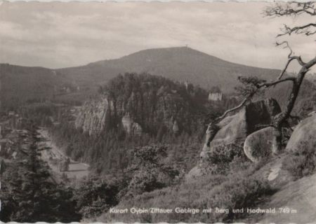 Kurort Oybin - Gebirge mit Berg und Hochwald - 1959 Kurort Oybin - Gebirge mit Berg und Hochwald - 1959