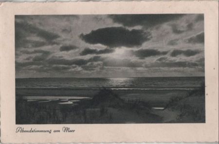 Abendstimmung am Meer - 1957 Abendstimmung am Meer - 1957