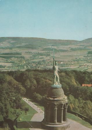 Detmold - Hermannsdenkmal - Luftbild - 1965 Detmold - Hermannsdenkmal - Luftbild - 1965