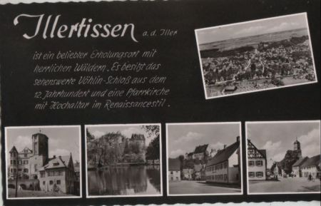 Illertissen - mit 5 Bildern - ca. 1960 Illertissen - mit 5 Bildern - ca. 1960
