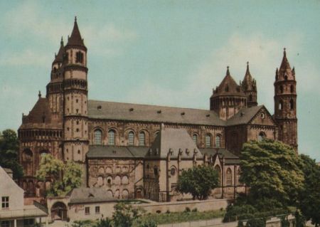 Worms - Dom, Südseite - ca. 1975 Worms - Dom, Südseite - ca. 1975