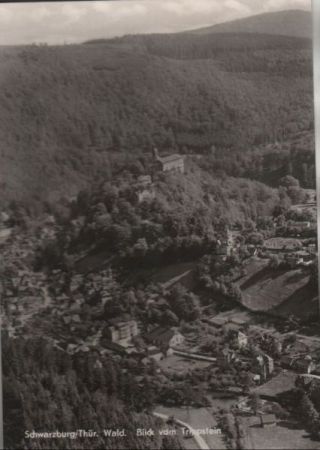 Schwarzburg - Blick vom Trippstein - 1965 Schwarzburg - Blick vom Trippstein - 1965
