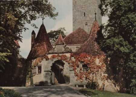 Rothenburg - Burgtor - ca. 1975 Rothenburg - Burgtor - ca. 1975