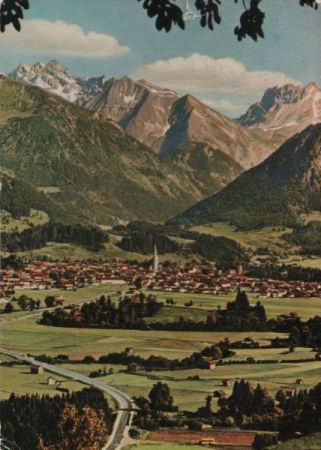 Oberstdorf - mit Klottenspitzen - 1961 Oberstdorf - mit Klottenspitzen - 1961