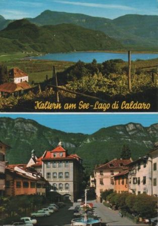 Italien - Kaltern - 2 Teilbilder - 1971 Italien - Kaltern - 2 Teilbilder - 1971