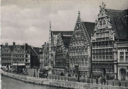 Belgien - Gent / Gand - Quai-aux-Herbes - ca. 1960 Belgien - Gent / Gand - Quai-aux-Herbes - ca. 1960
