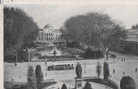 Wiesbaden - Kuhaus mit Staatstheater - 1932 Wiesbaden - Kuhaus mit Staatstheater - 1932