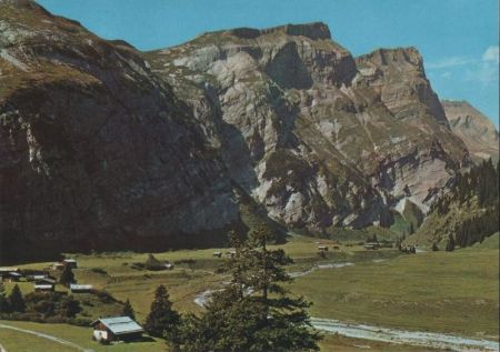 Schweiz - Flims - mit Flimserstein - 1970 Schweiz - Flims - mit Flimserstein - 1970