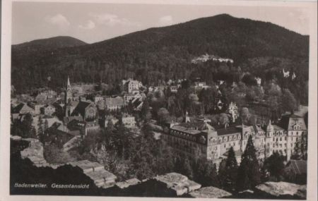 Badenweiler - Gesamtansicht - ca. 1960 Badenweiler - Gesamtansicht - ca. 1960