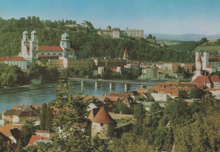 Passau - Dom und Oberhaus - ca. 1995 Passau - Dom und Oberhaus - ca. 1995