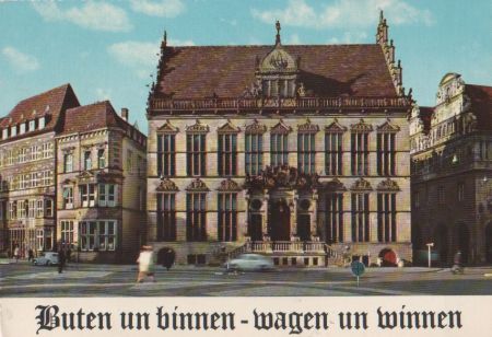 Bremen - Haus der Bremer Kaufmannschaft - 1970 Bremen - Haus der Bremer Kaufmannschaft - 1970