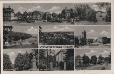 Bad Arolsen - u.a. Schloßpark - ca. 1955 Bad Arolsen - u.a. Schloßpark - ca. 1955