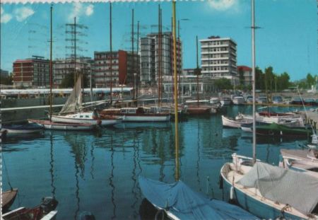 Italien - Riccione - La nuova darsena - 1969 Italien - Riccione - La nuova darsena - 1969