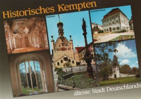 Kempten - u.a. Residenz, Thronsaal - 1995 Kempten - u.a. Residenz, Thronsaal - 1995