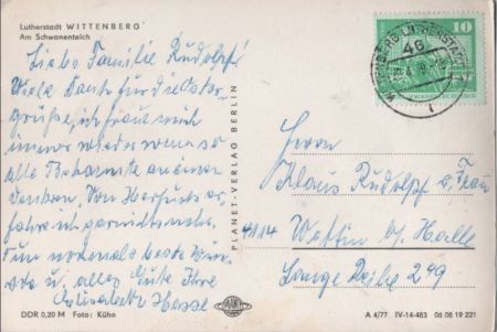 Wittenberg - am Schwanenteich Wittenberg - am Schwanenteich