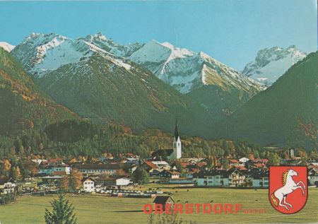 Oberstdorf - mit Kegelkopf - ca. 1985 Oberstdorf - mit Kegelkopf - ca. 1985