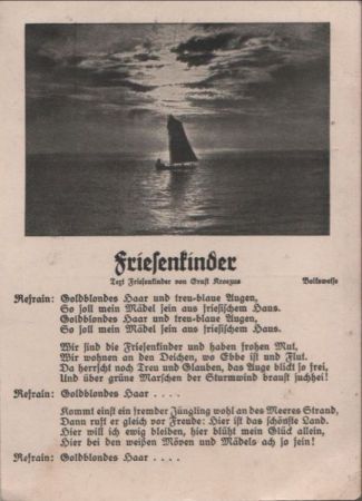 Friesen - Lied Friesenkinder - ca. 1960 Friesen - Lied Friesenkinder - ca. 1960
