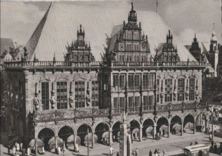 Bremen - Rathaus - ca. 1950 Bremen - Rathaus - ca. 1950