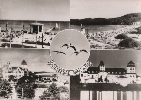 Binz - mit 4 Bildern - 1963 Binz - mit 4 Bildern - 1963
