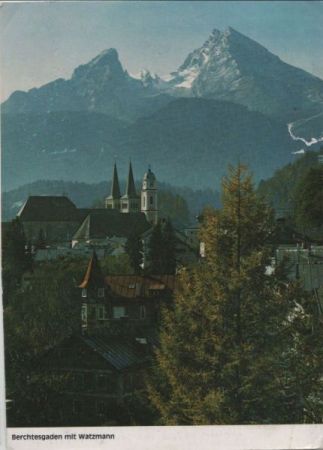 Berchtesgaden - mit Watzmann - 1987 Berchtesgaden - mit Watzmann - 1987
