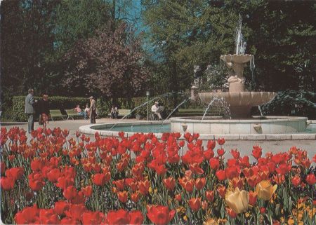 Bad Reichenhall - Solebrunnen im Kurpark - 1999 Bad Reichenhall - Solebrunnen im Kurpark - 1999