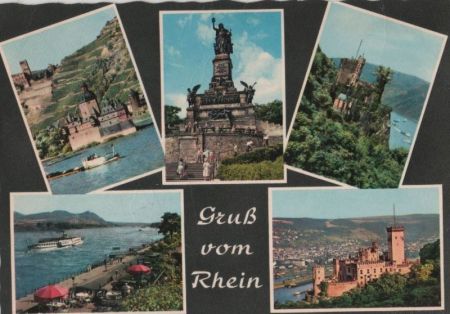 Rhein - mit 5 Bildern - ca. 1965 Rhein - mit 5 Bildern - ca. 1965