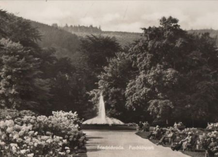 Friedrichroda - Puschkinpark - 1970 Friedrichroda - Puschkinpark - 1970