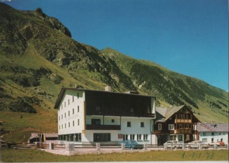 Österreich - Galtür - Hotel Ballunspitze - ca. 1980 Österreich - Galtür - Hotel Ballunspitze - ca. 1980
