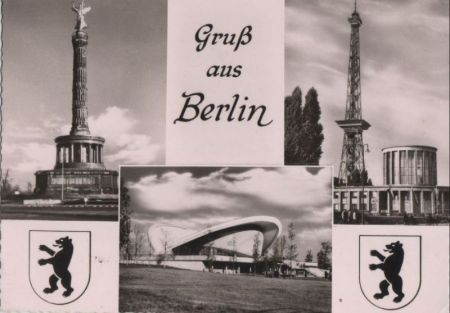 Berlin, Westteil - mit 3 Bildern - 1960 Berlin, Westteil - mit 3 Bildern - 1960