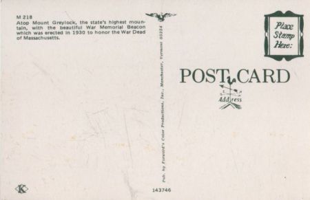 Mount Greylock - USA - Atop