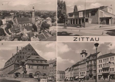 Zittau - u.a. Marstall mit alter Stadtschmiede - 1976 Zittau - u.a. Marstall mit alter Stadtschmiede - 1976