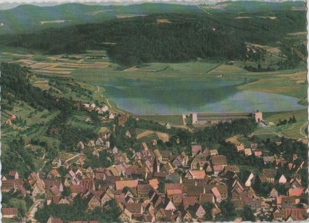 Happurg - Luftaufnahme Stausee - ca. 1975 Happurg - Luftaufnahme Stausee - ca. 1975