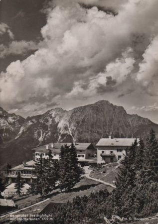 Bad Reichenhall - Predigtstuhlbahn, Gipfelstation - 1963 Bad Reichenhall - Predigtstuhlbahn, Gipfelstation - 1963