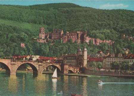 Heidelberg - Alte Brücke - 1971 Heidelberg - Alte Brücke - 1971
