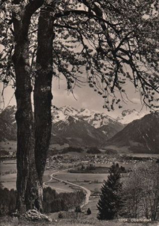 Oberstdorf - vom Jägersberg - 1959 Oberstdorf - vom Jägersberg - 1959