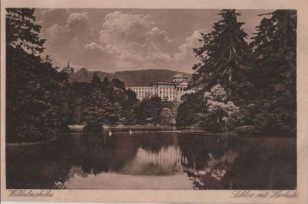 Kassel-Wilhelmshöhe - Schloss mit Herkules - ca. 1935 Kassel-Wilhelmshöhe - Schloss mit Herkules - ca. 1935
