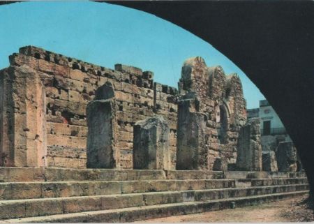 Italien - Syrakus - Syracusa - Tempio di Apollo - ca. 1975 Italien - Syrakus - Syracusa - Tempio di Apollo - ca. 1975