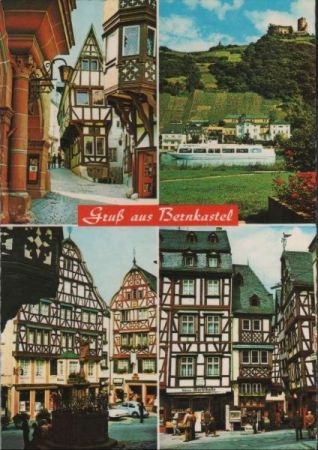 Bernkastel-Kues - 4 Teilbilder - ca. 1980 Bernkastel-Kues - 4 Teilbilder - ca. 1980