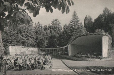 Bad Wildungen - Konzertpavillon im Kurpark - 1963 Bad Wildungen - Konzertpavillon im Kurpark - 1963