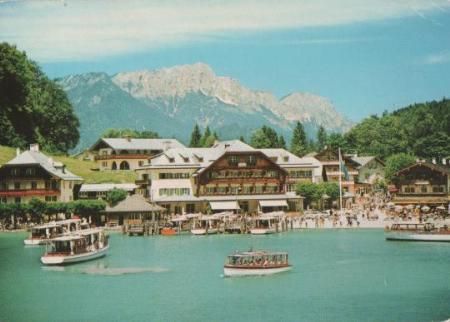 Berchtesgaden - Königssee - Seeplatz - ca. 1975 Berchtesgaden - Königssee - Seeplatz - ca. 1975