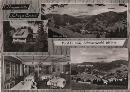 Todtnau-Präg - Almgaststätte Prägersböden - ca. 1965 Todtnau-Präg - Almgaststätte Prägersböden - ca. 1965