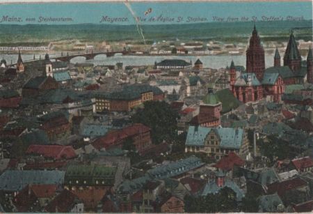 Mainz - vom Stephansturm - ca. 1920 Mainz - vom Stephansturm - ca. 1920