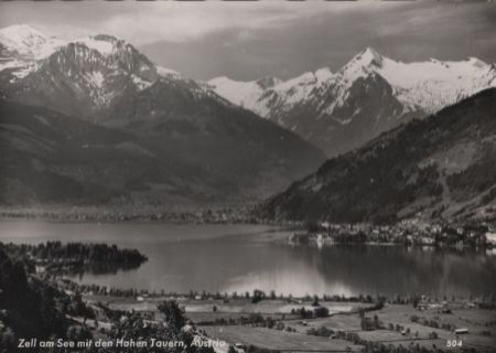 Österreich - Zell am See - mit den Hohen Tauern - 1959 Österreich - Zell am See - mit den Hohen Tauern - 1959