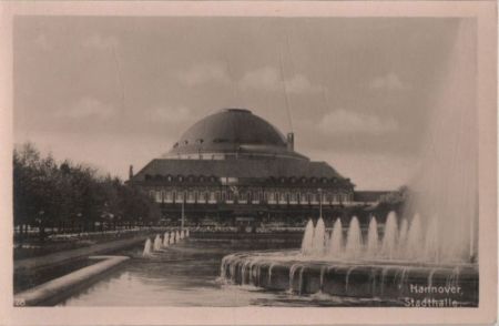 Hannover - Stadthalle - ca. 1940 Hannover - Stadthalle - ca. 1940