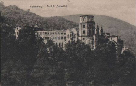 Heidelberg - Schloß, Ostseite - ca. 1935 Heidelberg - Schloß, Ostseite - ca. 1935