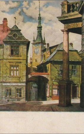 Tschechien - Olmütz - Olomouc - Schulgasse - 1993 Tschechien - Olmütz - Olomouc - Schulgasse - 1993